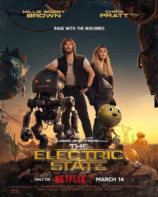 【欧美电影】电幻国度（2025）4K高清|与她同行的是个可爱又神秘的机器人，以及一名古怪的流浪客。又名: 电力之州|电幻国度|夸克网盘资源