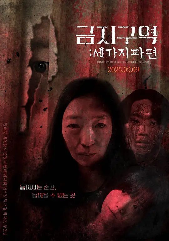 【电影】禁区：三个碎片 금지구역: 세 가지 파편 (2025)4K|【韩语中字】【流媒体正式版】【分段式恐怖片，由三个恐怖故事组成！】|夸克