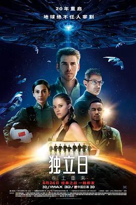 【欧美电影】独立日2：卷土重来（2016）4K高清（内附第一部全集）他们挺身而出，将再一次为人类生存而战斗…又名: 独立日2夸克网盘资源