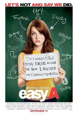 【欧美电影】绯闻计划 Easy A (2010)1080P高清|艾玛·斯通|喜剧|可在学校一直籍籍无名，甚至频繁被当成受气包|绯闻计划|夸克网盘资源