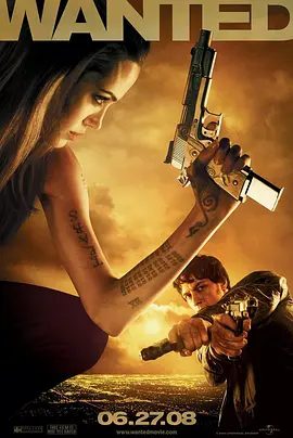 【欧美电影】通缉令 (2008) 4K高清|动作 / 犯罪 / 奇幻|詹姆斯·麦卡沃伊 / 摩根·弗里曼|卫斯理意外发现了组织内部的阴谋，通缉令|夸克网盘资源