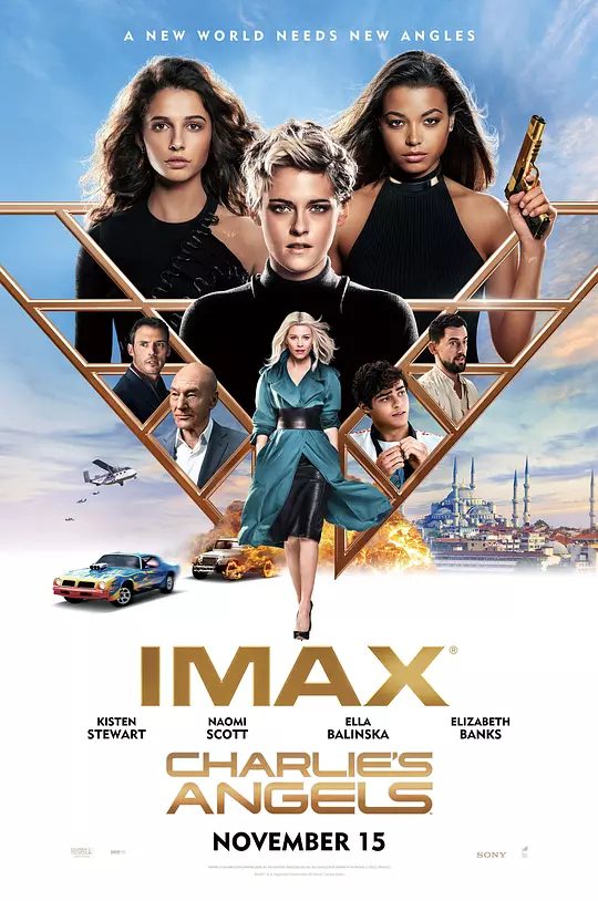 【欧美电影】霹雳娇娃 Charlie’s Angels (2019)4K高清|克里斯汀·斯图尔特 / 娜奥米·斯科特 / 埃拉·巴林斯卡|动作 / 冒险|又名: 查理的天使|夸克网盘无删减资源