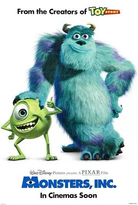 【电影动画】怪兽电力公司 Monsters, Inc. (2001)4K高清|喜剧 / 动画 / 儿童 / 奇幻 / 冒险|又名: 怪兽公司|夸克网盘无删减资源下载