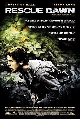 【欧美电影】重见天日 Rescue Dawn (2006)4K高清无删减原盘|克里斯蒂安·贝尔 / 史蒂夫·扎恩|传记 / 战争|又名: 营救道恩 / 抢救黎明|重见天日|夸克网盘资源