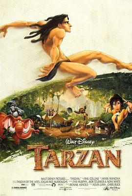 【电影动画】泰山 Tarzan (1999)4K高清|剧情 / 动画 / 家庭 / 冒险|他对回归人类还是继续在森林生活进退两难，泰山最终将如何抉择？泰山|夸克网盘资源下载