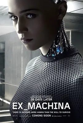 【高分欧美电影】机械姬 Ex Machina (2014)4K高清| 艾丽西亚·维坎德 / 多姆纳尔·格里森|科幻 / 悬疑 / 惊悚|又名: 机器夏娃 / 觉醒前夜 / 智能叛侣|机械姬|夸克资源网盘下载