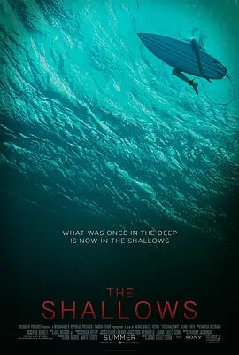 【欧美电影】鲨滩 The Shallows (2016)1080P高清|布蕾克·莱弗利 / 奥斯卡·贾恩那达|南希将彻底陷入鲨鱼的血盆大口之中，无处可逃。又名: 夺命狂鲨|鲨滩|夸克网盘资源